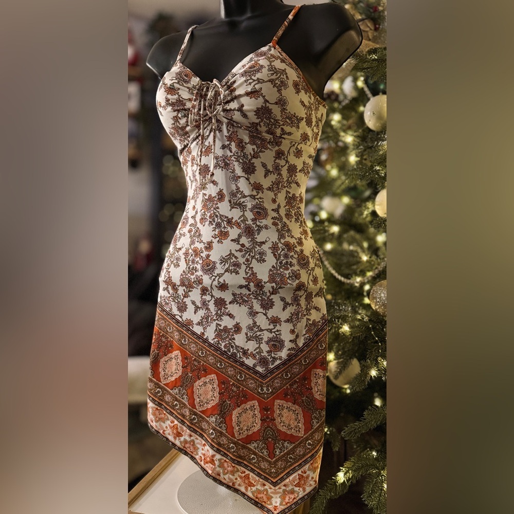 No Boundaries Floral Print Dress - Picture 2 of 8